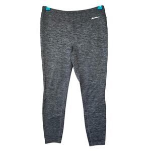 Eddie Bauer Gray Heathered Leggings Size Large